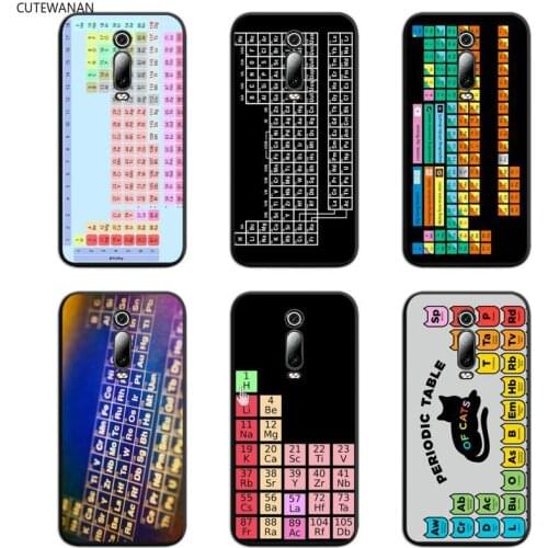 Chemical Periodic Table Phone Case For Redmi 9A 9 8A 7 6 6A Note 9 8 8T Pro Max K20 K30 Pro
