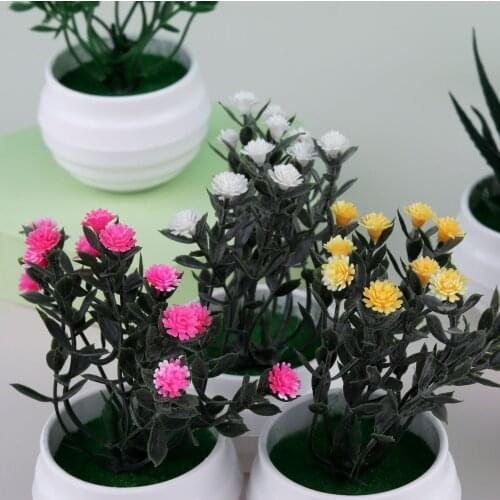 Simulation Green Plant Artificial Perfect Plastic Display Mold Bonsai For Home Decor Christmas Party Hotel Garden Decoration