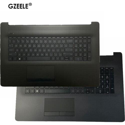US Laptop backlit keyboard For HP Pavilion 17-BY 17-CA with palmrest Upper touchpad cover