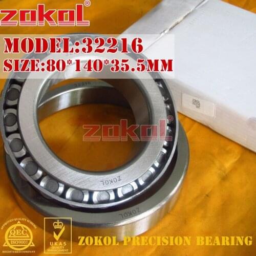ZOKOL bearing 32216 7516E Tapered Roller Bearing 80*140*35.5mm