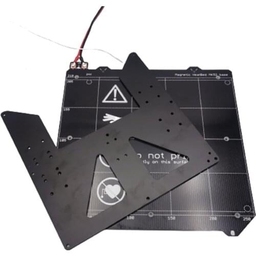 Funssor BLV AM8 Y axis linear rail heated bed carriage plate 24V BLV MGN12 MOD Prusa MK52 Heatbed