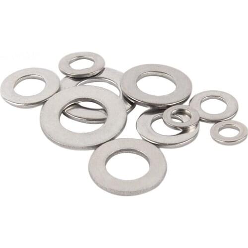 M28 M40 304 Ultra-thin Stainless steel flat washer Small OD 40mm-57mm Washers Gasket Thickness 0.3mm-1mm