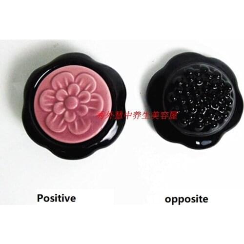 Lotus magnetite Body meridian Scraping apparatus Scraping plate Scraping tool Detoxification and collaterals brush massage stone