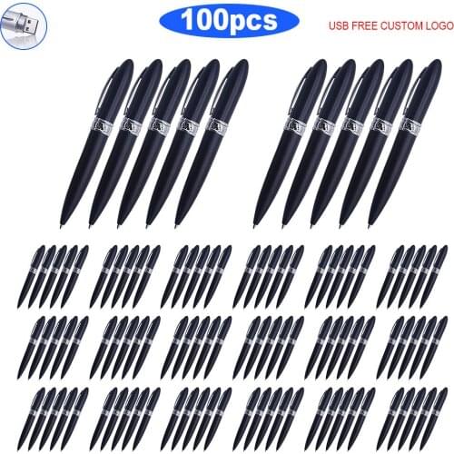 Wholesale 100pcs free logo usb 2.0 metal pendrive 16GB 32GB 64GB 8gb 128GB usb flash drive pen drive memoria usb u disk cle usb