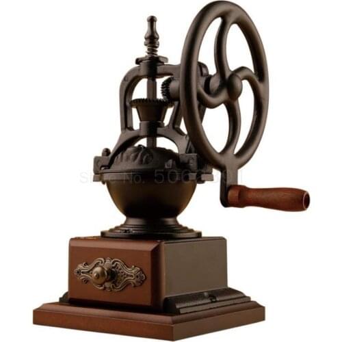 Hand Home Coffee Bean Machine Grinding Machine Manually Restoring Ancient Ways Grinding Coffee Beans Machine Grinder