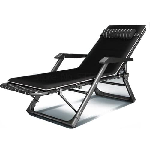 Recliner folding chair lunch break nap winter summer dual-purpose bed balcony household leisure backrest beach chair