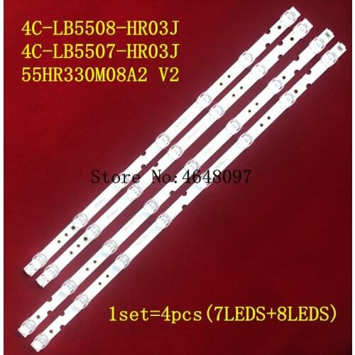 LED Backlight strip 4C-LB5508-HR03J 4C-LB5507-HR03J 55HR330M08A2 V2 55HR330M08B2 For TCL D55A730U D55A620U D55A360 55F6 55L2