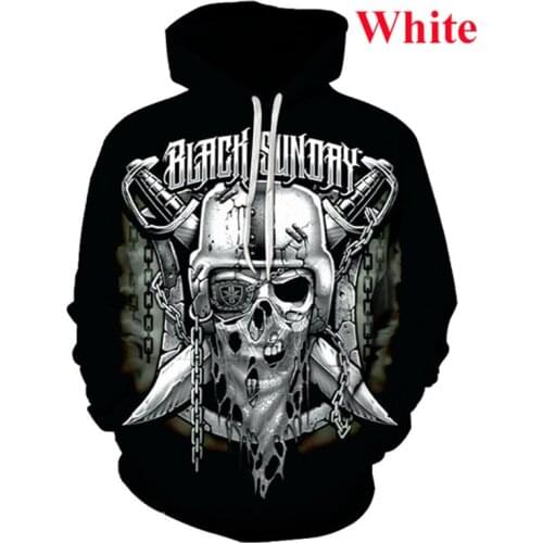 2021 Unisex Streetwear New Fashion Skull 3D Printed Hoodie Sweatshirts Mens and Womens Fashion Casual Pullover