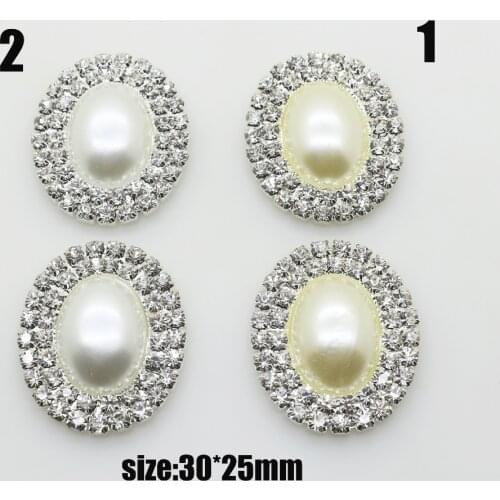YWXINXI New 10Pcs/Lot 25*30mm Jewelry Accessories Fashion Flatback Brooches Decoration Handwork Beautiful Accessories