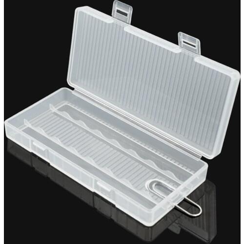2 4 8 Slots AA AAA Hard Plastic Battery Storage Box Case With Clips Storage Protecting Case For AA AAA Rechargeable Cells