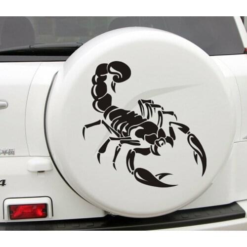 1 Pcs Funny Car Stickers And Decal Car-Styling Bumper Scorpion Sticker Car Body Cover Scratches Car Decal Vinyl Car Accessories