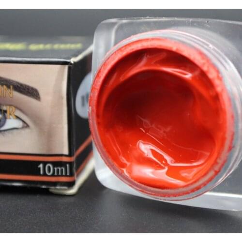 10ml/jar Anti-allergy Permanent Makeup Eyebrow Ink Tattoo Color Plant extracts Micro Pigment Microblading Lips