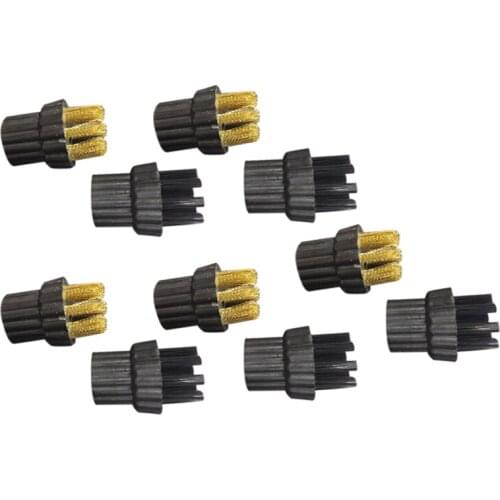 10PCS Cleaning Machine Brush Head Steam Washer Brushes Head Multi-Purpose Cleaning Brush Head Accessory