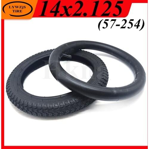 14x2.125 Inner and Outer Tyre 14x2.125(57-254) Children Bicycle Bike Wheel Tire Parts