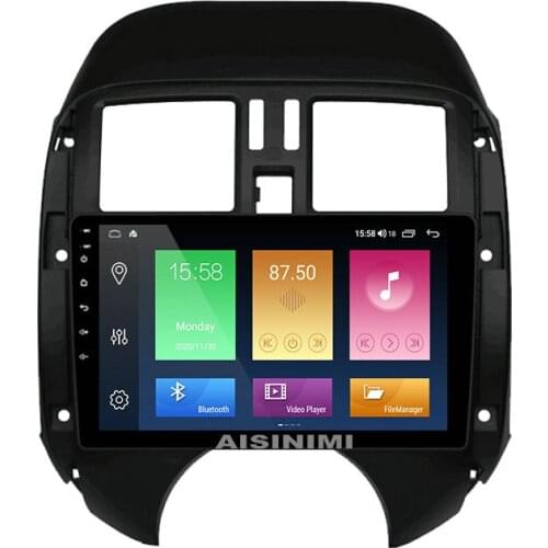 AISINIMI Android 10 Car Dvd Player navigation For NISSAN SUNNY 2010-2013 car radio Car Audio Gps Multimedia Stereo Monitor