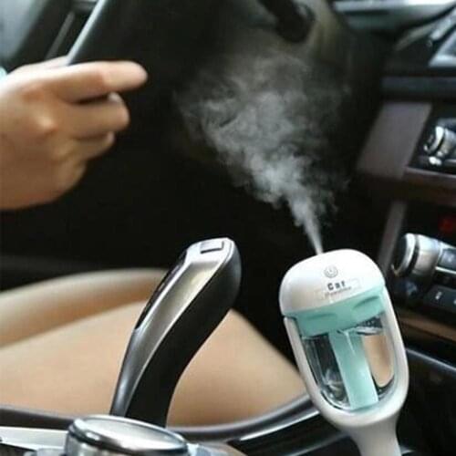 2021 New Mini 12V Car Steam Humidifier Air Purifier Supply Essential Diffuser Car Diffuser Oil Factory Humidifier Aroma Y5F3