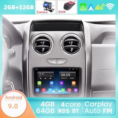 2din Android System Car Radio 8'' Autoradio Car Multimedia Player GPS Mirror Link Car Stereo For Renault Duster/Logan/Dokker RDS