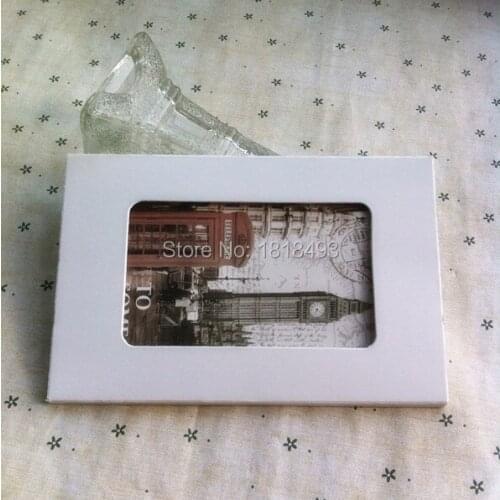 Free shipping white blank postcard envelope15.5x10.2x0.5CM/gift packing box/card packing box/packing labels 50 pcs a lot