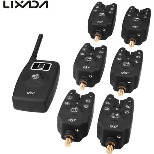 Wireless Fishing Alarm Set Fishing Alerts Bite Alarm Bite Water Resistant Swinger LED Digital Screen Receiver Set Tone De Pesca