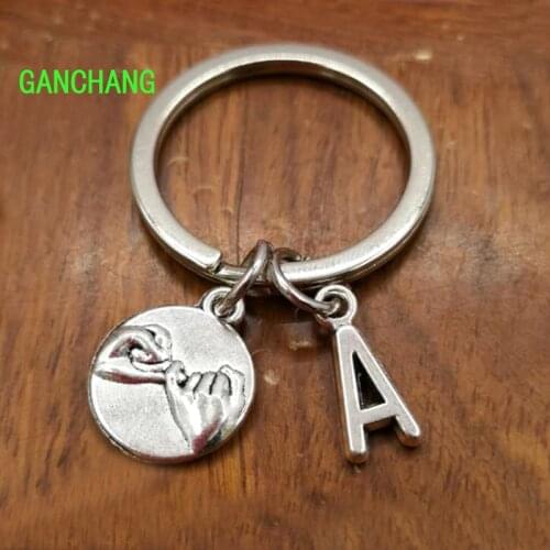 26-letter Hand-held Key Chain Parent-child Family To keychain Friendship Agreement Sisters Keychain Couple Keychain