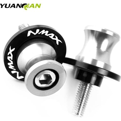 For YAMAHA NMAX155 N-MAX155 NMAX 155 125 N-MAX 2017 2018 2019 Motorcycle CNC Frame Stands Sliders Swingarm Spools M6 Screw 6MM