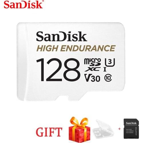 SanDisk High Endurance Video Monitoring 32GB 64GB 128GB 256GB MicroSD Card SDHC/SDXC Class10 40MB/s TF Card for Video Monitoring