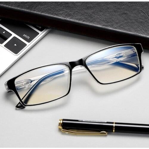 Classic Anti-blue Light Reading Glasses Progressive Women Vintage Square Reading Glasses Men +1.0.+1.5.+2.0.+2.5.+3.0.+3.5.+4.0
