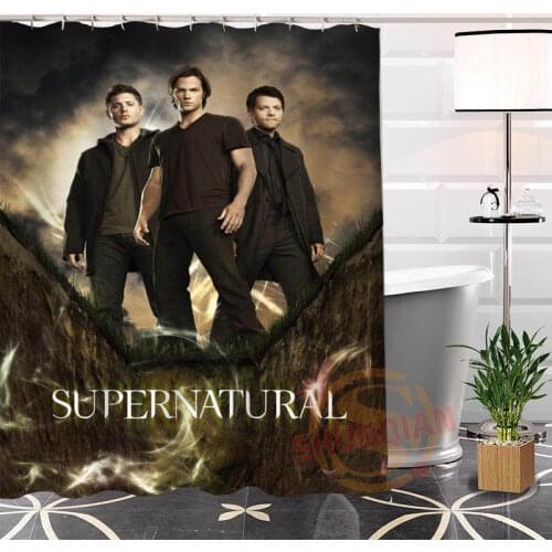 Best Nice Custom Supernatural Shower Curtain Bath Curtain Waterproof Fabric For Bathroom MORE SIZE WJY#94