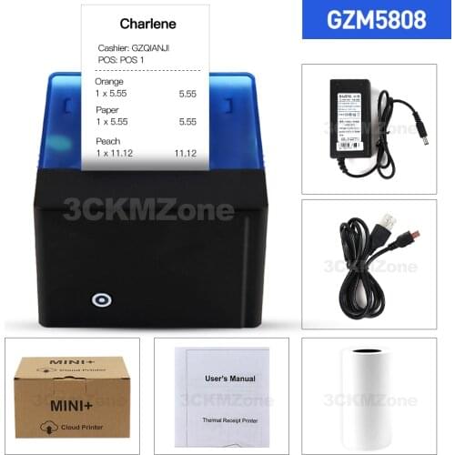 Mini Thermal Android Portable Bluetooth 58mm Receipt printer suppotr Android and ios Thermal receipt POS bill Printer USB 58mm