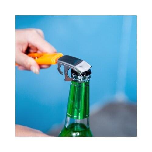 BF050 Stainless steel multifunctional kitchen gadget Bowl clip 3 in 1 utensils bowel clip with opener 19.2*4.5cm free shipping