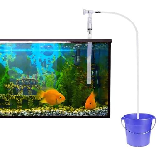 Aquarium Syphon Cleaner Pump Fish Tank Reef Vacuum Gravel Sand Water Changer Practical Cleaning Gravel Fulter Pump 3