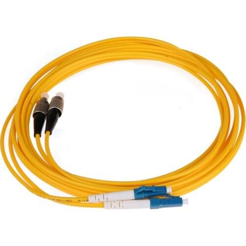 2KG 50Pair Fiber Optic patch cord single mode Duplex FC TO LC PC UPC sm dx 1 3 5 10 20 100m meters Ftth Free Shipping