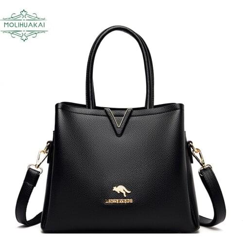 High Quality PU Leather Ladies Shoulder Bag Casual Bolsa Feminina Handbag Large Capacity Brand Designer Messenger Bags 2021 New