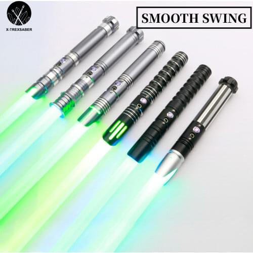 TXQ Lightsaber juguetes para niños Blaster Metal Hilt 12 Colors 6 Set Soundfonts Toys Juguetes Cosplay Gift Laser Light Saber