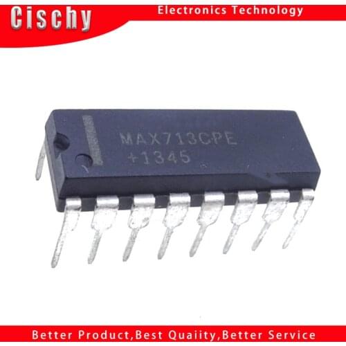 1pcs/lot MAX713CPE MAX713CPE+ MAX713 DIP16 In Stock