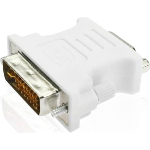1080P DVI i 24+5 to VGA Cable Male Female Converter Video Adapter Switch Connector for HDTV PC Projector Monitor Display