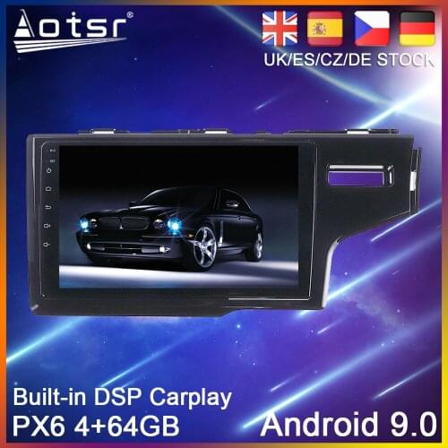 Android 9 PX6 Car DVD Player GPS Navigation For Honda Jazz Fit 3 RHD 2015-2020 Car Auto Radio Stereo Multimedia Player HeadUnit