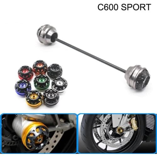 Free shipping for BMW C600 SPORT 2012-2015 CNC Modified Motorcycle Front wheel drop ball / shock absorber