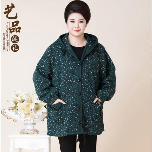 Plus size winter jacket old women coat parka womens winter jackets manteau femme doudoune femme manteau femme 5XL XXXXXXL 6XL