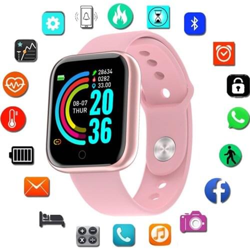 Children Watch Fitness Tracker Heart Rate Smart Watch Sleep Monitoring Digital Wristwatches Female Kids Watches Andriod Ios