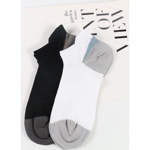 DONG AI Bamboo Terry Mens Running Socks Splice Cycling Riding Bicycle Bike Football Socks Breathable Basketball Sport Socks