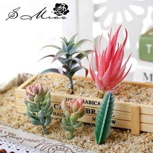 1pc Artificial Succulent Fake Plants Simulation Bonsai Home Garden Hotel Leisure Desk Decoration DIY Craft Accessories Ornaments