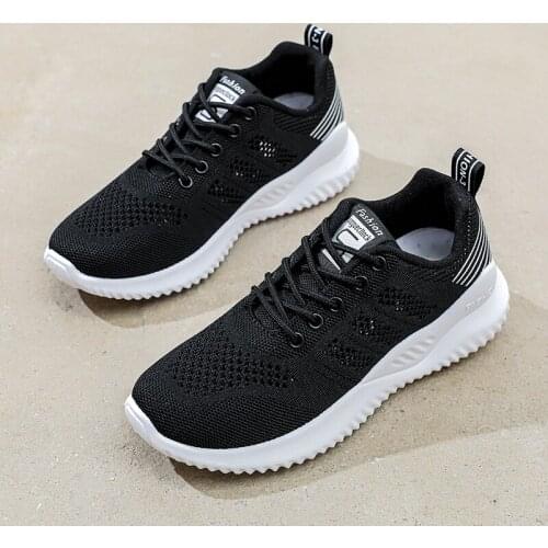 Women Casual Shoes Fashion Breathable Mesh Walking Vulcanized Shoes Woman White Sneakers Women Tenis Feminino Gym Shoes Sport
