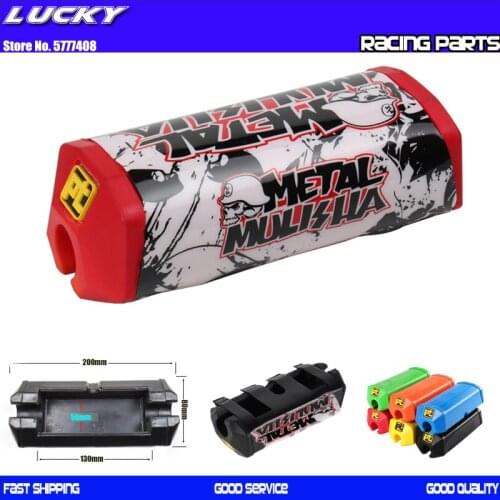 Handlebar Pads 2.0 Square Fat Bar Cheat Pad For 28mm Handlebar Protector Chest Pit Dirt Bike Motocross