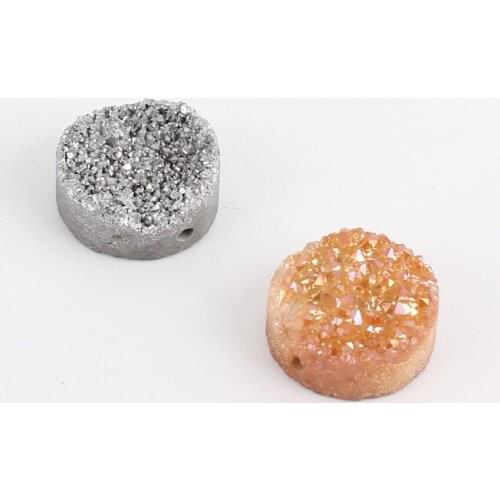 Irregular Nature Stone Pendant DIY Necklace Bracelet Girl Gift