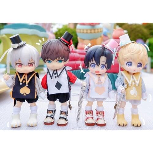 OB11 doll clothes suit suitable for OB11 GSC body poker knight suit doll accessories