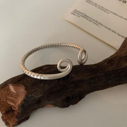 Miuoxion Wholesale Retro Scripture Ethnic Bracelet Personality Fashion Jewelry For Women Feature Namour Charm Gift All Seasons