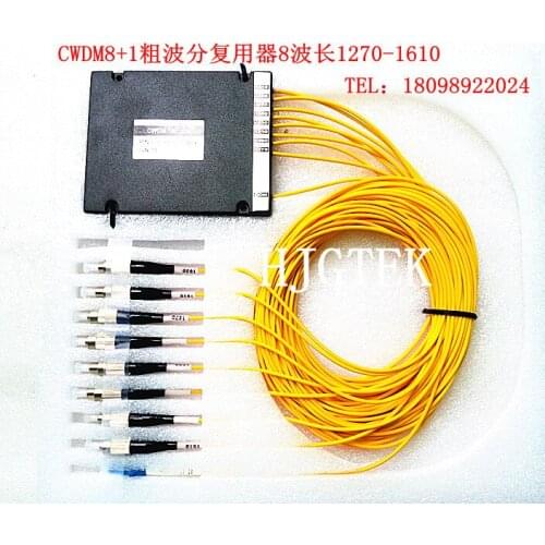 Fiber Optic 8 Channel CWDM Mux Demux Module 1470-1610nm FC/UPC