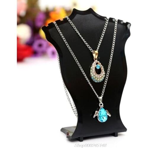 Plastic Pendant Necklace Chain Earring Jewelry Bust Jewelry Hard Display Stand Holder Jy18 20 Dropship
