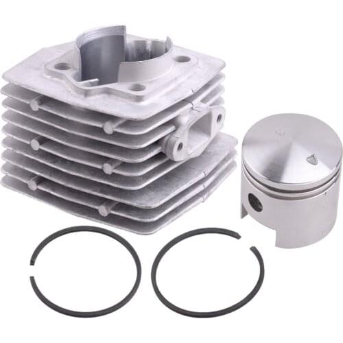 80cc Motorcycle Engine Motor Cylinder Piston Set Metal Fit for Motorized Bicycle Bike Motorcycle